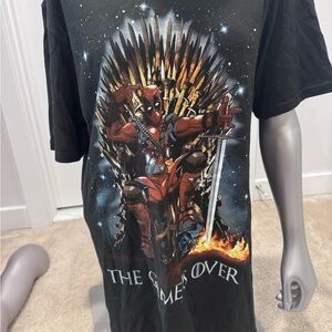 The Concert Tee District Black Concert Deadpool Parody Game of Thrones